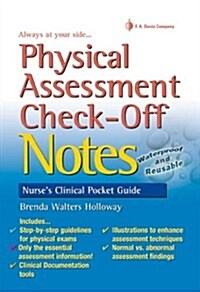 Physical Assessment Check-Off Notes (Spiral)