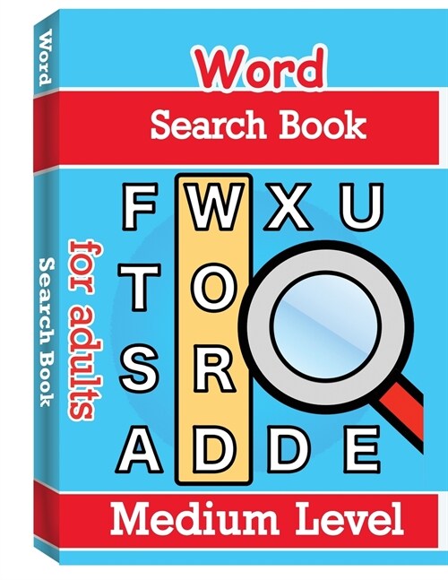 Word Search Books for Adults - Medium Level: Word Search Puzzle Books for Adults, Large Print Word Search, Vocabulary Builder, Word Puzzles for Adults (Paperback)