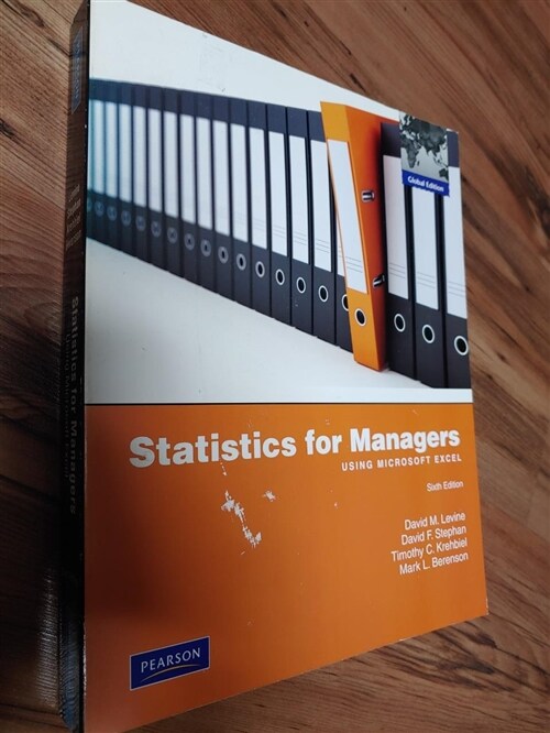 [중고] Statistics for Managers Using MS Excel (Paperback, Global ed of 6th revised ed)