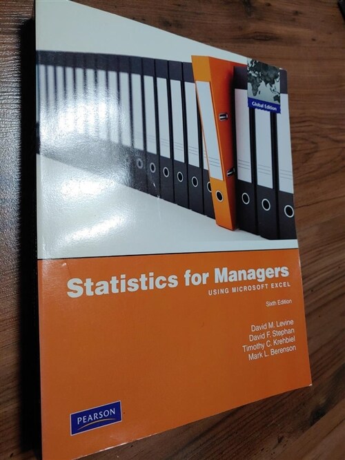 [중고] Statistics for Managers Using MS Excel (Paperback, Global ed of 6th revised ed)