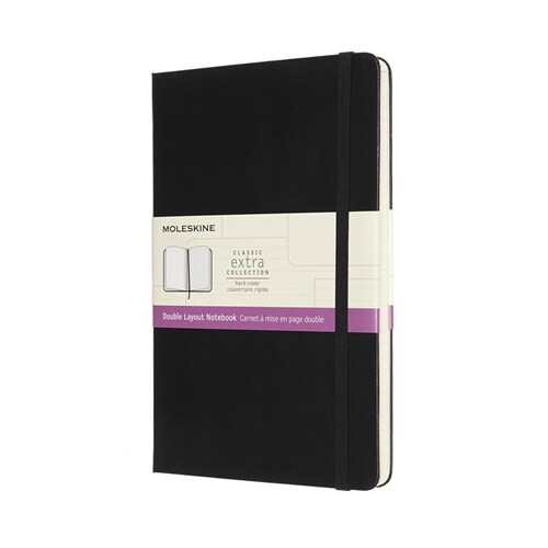 Moleskine Notebook, Ruled-Plain, Black, Large, Hard Cover (5 X 8.25) (Hardcover)