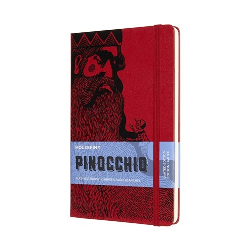 Moleskine Limited Edition Pinocchio Notebook, Large, Plain, Mangiafuoco, Hard Cover (5 X 8.25) (Hardcover)