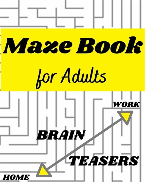 Maze Book for Adults (Paperback)
