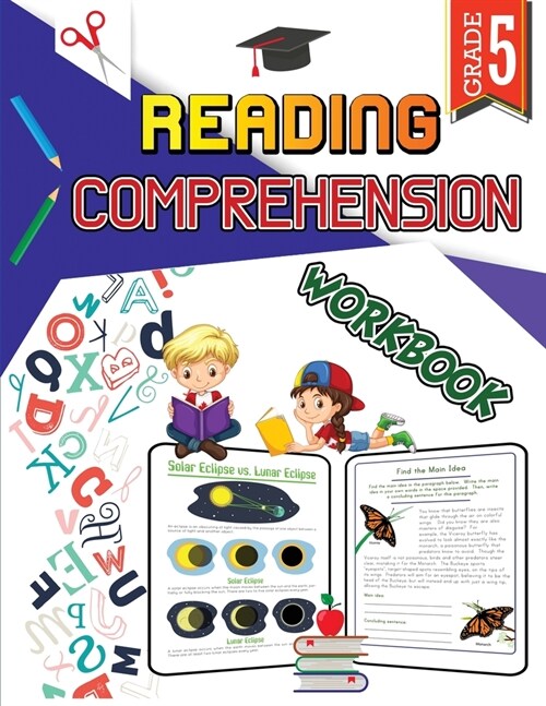 Reading Comprehension Workbook - Grade 5: Activity Book for Classroom and Home, Boost Grammar and Reading Comprehension Skills (Paperback)