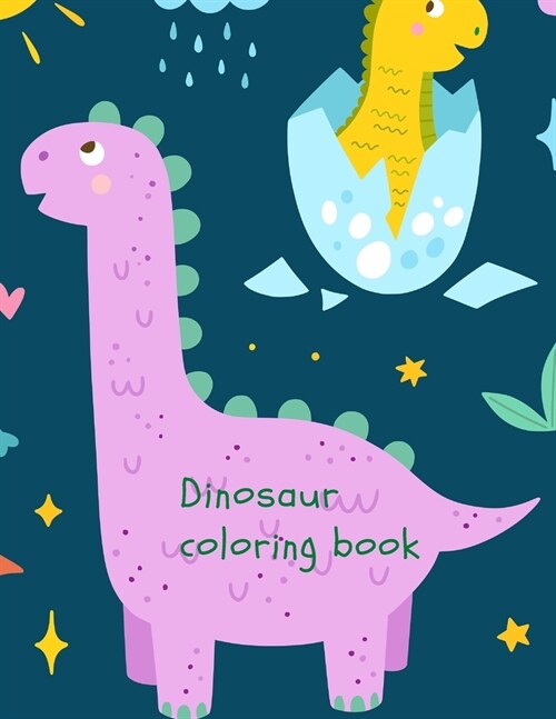 Dinosaur coloring book (Paperback)