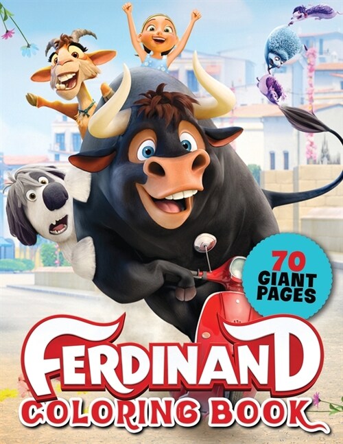 Ferdinand Coloring Book: Super Gift for Kids and Fans - Great Coloring Book with High Quality Images (Paperback)