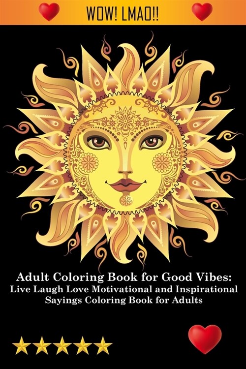 Adult Coloring Book for Good Vibes (Paperback)