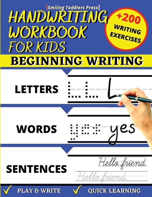 Handwriting Workbook for Kids: Fun, Engaging & Comprehensive Way To Learn Handwriting (Paperback)