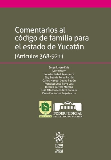 COMENTARIOS AL CODIGO DE FAMILIA PARA EL ESTADO DE YUCATAN ( (Book)