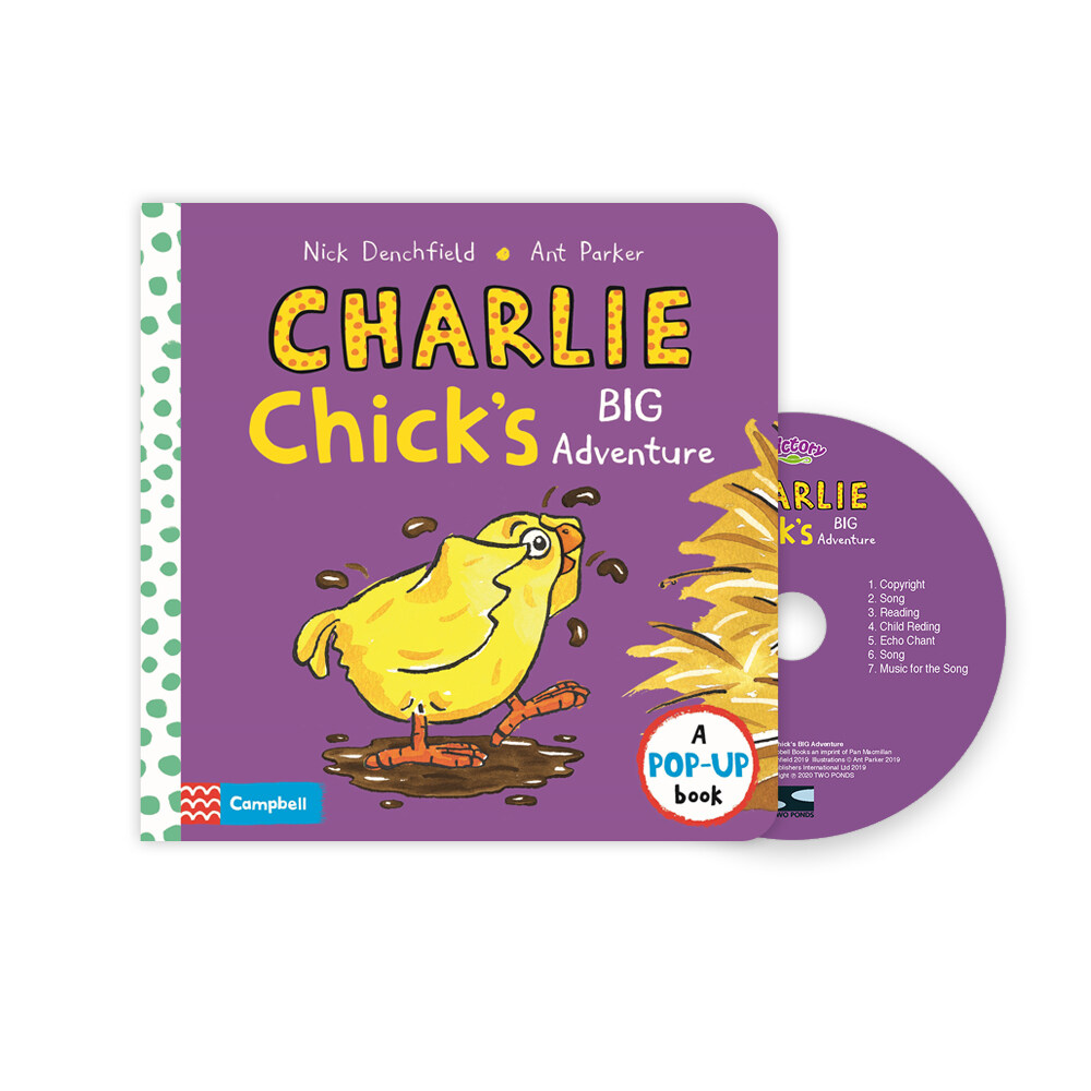 Pictory Set Infant & Toddler 28 : Charlie Chicks Big Adventure (Pop-up Book + Audio CD)