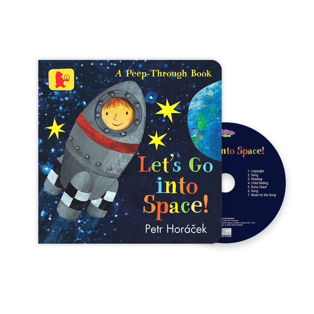 Pictory Set Infant & Toddler 33 : Lets go into Space! (Boardbook + Audio CD)