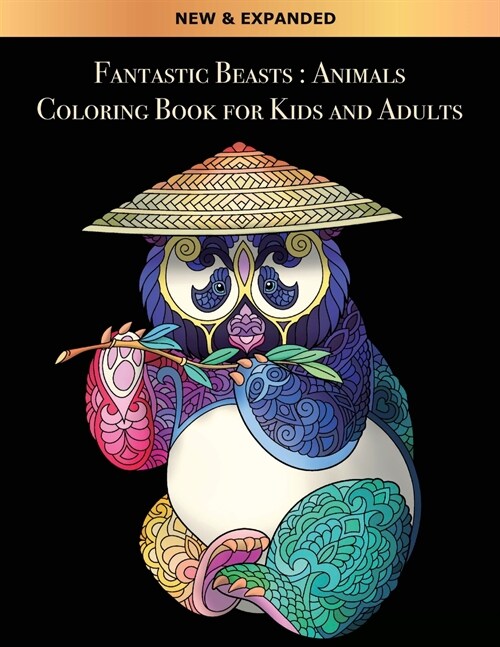 Fantastic Beasts: Animals Coloring Book for Kids and Adults (Paperback)