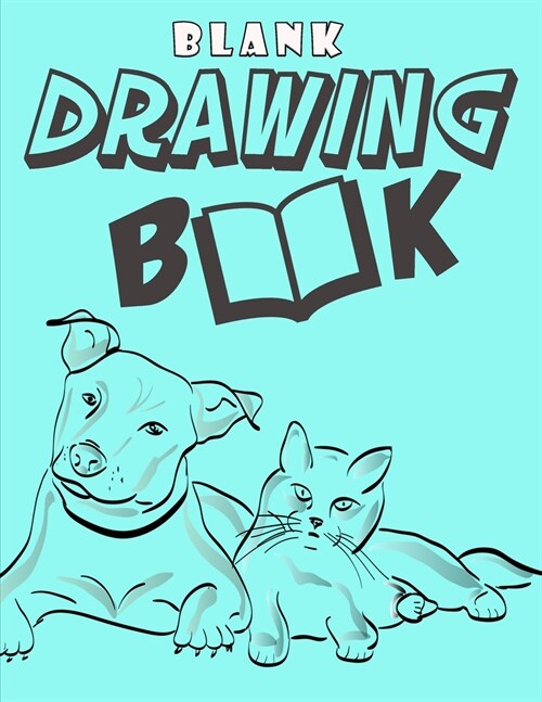 Blank Drawing Book: Blank Sketchbook For Kids Cartoon Drawing Books Blank Doodle Book & Sketch Journal: : Blank Sketchbook For Kids Cartoo (Paperback)