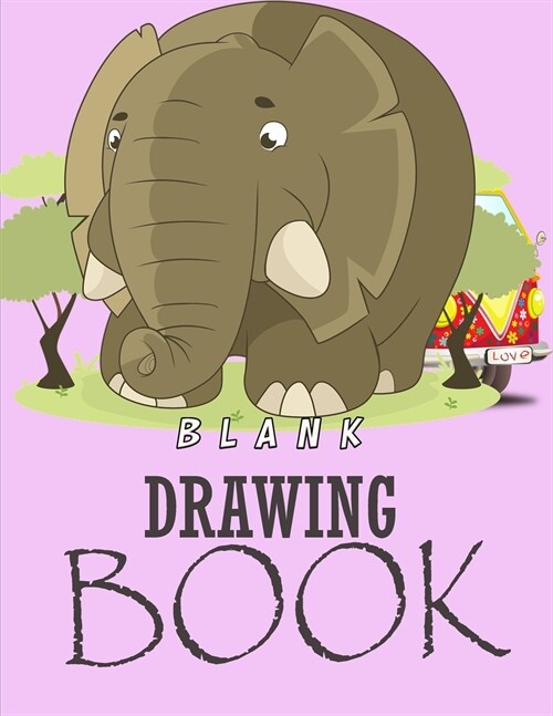 Blank Drawing Book: Blank Sketchbook For Kids Cartoon Drawing Books Blank Doodle Book & Sketch Journal: : Blank Sketchbook For Kids Cartoo (Paperback)