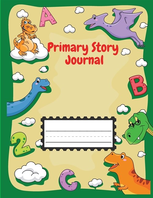 Primary Story Iournal: Draw and Write Composition Notebook for boys and girls Dotted Midline and Picture Space Grades K-2 School Exercise Boo (Paperback)