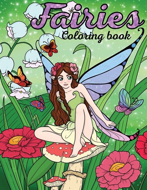 Fairies Coloring Book (Paperback)