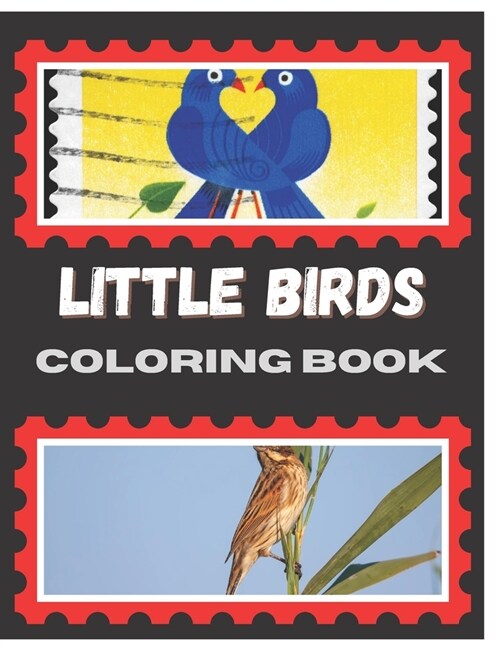 Little Birds Coloring Book: Its a collection of different coloring pages for kids & adults to practice drawing for getting enjoyment and relaxatio (Paperback)