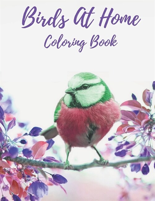 Birds at Home Coloring Book: Cute Coloring Book for Kids Ages 4-8 (Paperback)