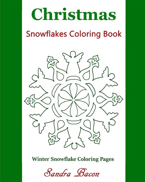 Christmas Snowflakes Coloring Book (Paperback)