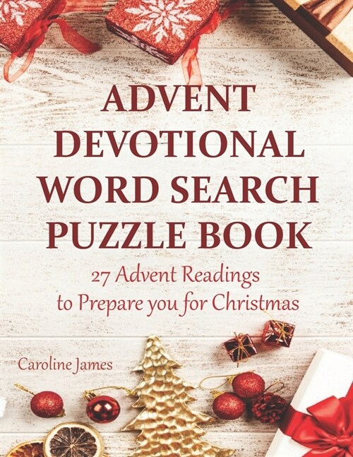 Advent Devotional Word Search Puzzle Book: 27 Advent Readings to Prepare you for Christmas (Paperback)