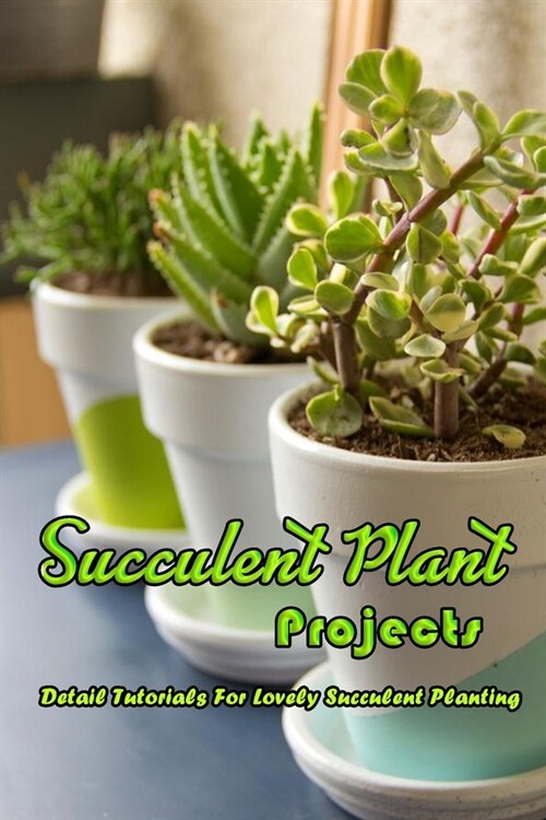 Succulent Plant Projects: Detail Tutorials For Lovely Succulent Planting: Succulent Plant Guide (Paperback)