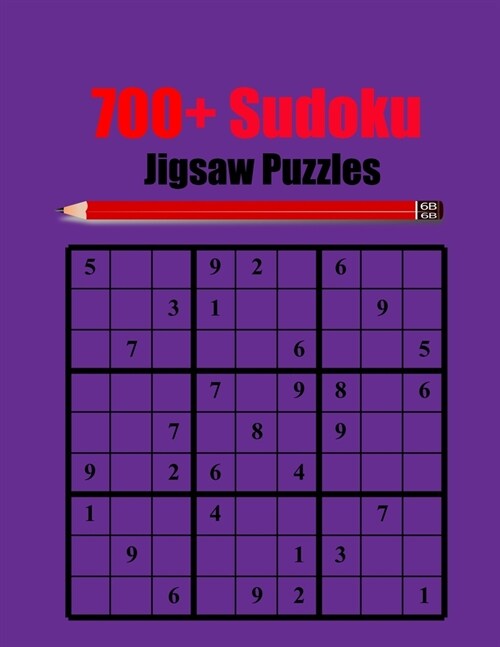 700+ Sudoku Jigsaw Puzzles: Sudoku Puzzle Book for Adults (Paperback)