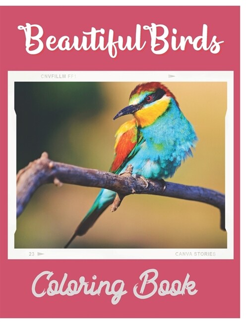 Beautiful Birds Coloring Book: Its a collection of different coloring pages for kids & adults to practice drawing for getting enjoyment and relaxatio (Paperback)