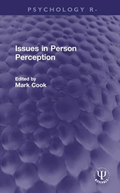 Issues in Person Perception (Hardcover, 1)