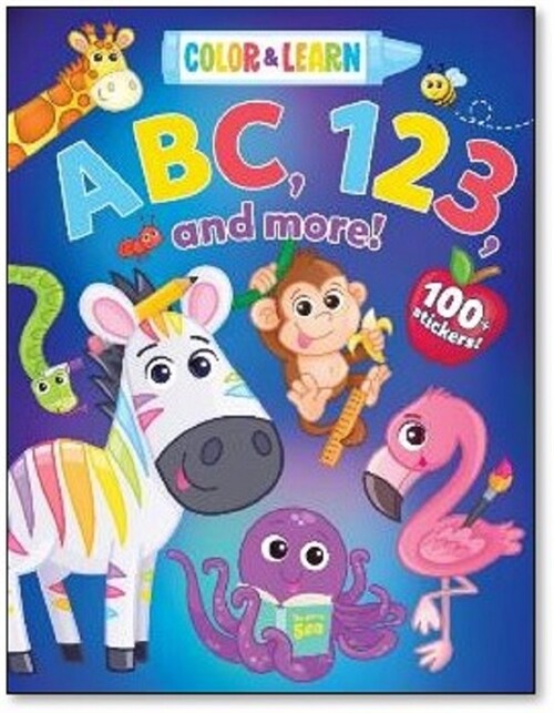 Color & Learn: ABC +123, and More! (Paperback)