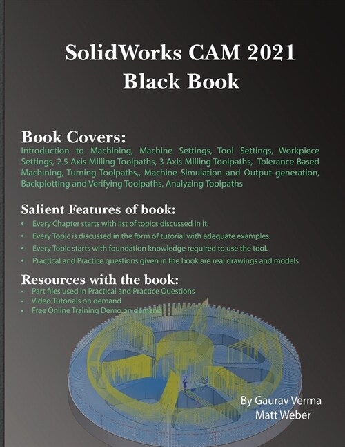 SolidWorks CAM 2021 Black Book (Paperback)