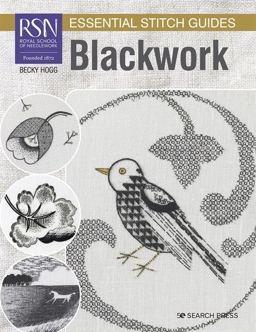 RSN Essential Stitch Guides: Blackwork : Large Format Edition (Paperback)