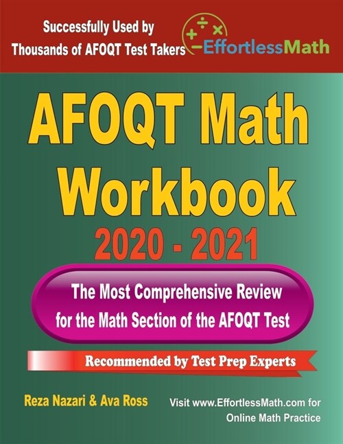 AFOQT Math Workbook 2020 - 2021: The Most Comprehensive Review for the Math Section of the AFOQT Test (Paperback)