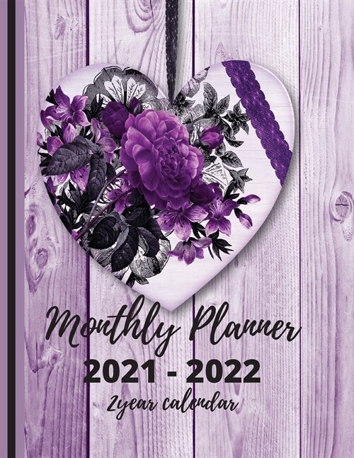 2 Year Calendar 2021-2022 Monthly Planner (Paperback)