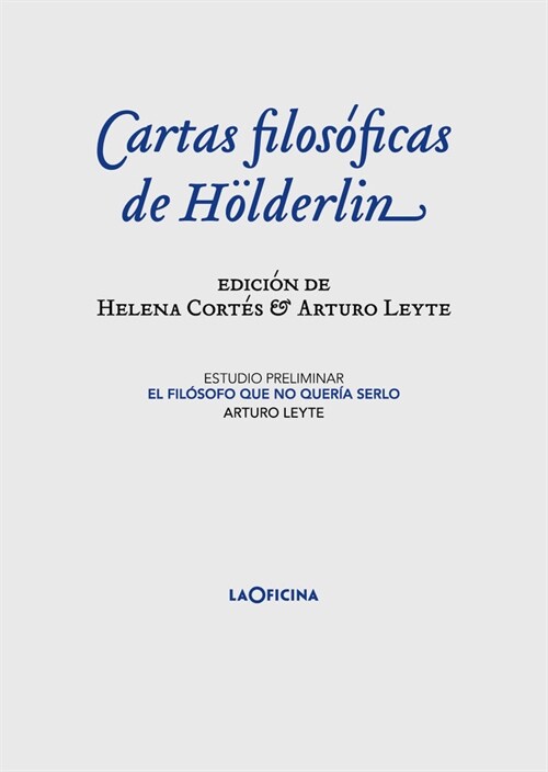 CARTAS FILOSOFICAS DE HOLDERLIN (Book)