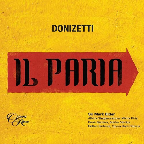 [수입] 도니제티 : 일 파리아 [2CD]