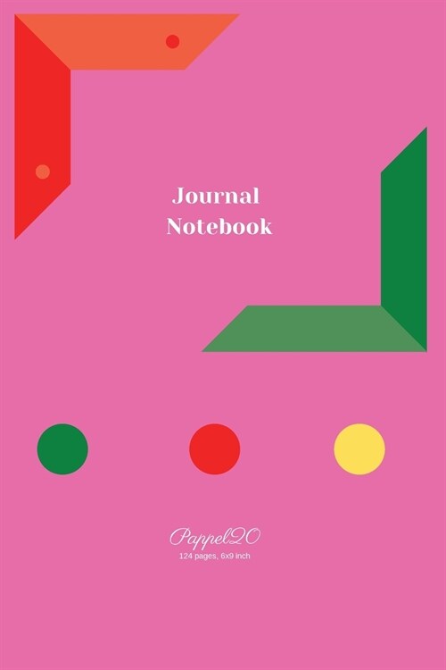Journal Notebook Pink Cover 124 pages 6x9-Inches (Paperback)