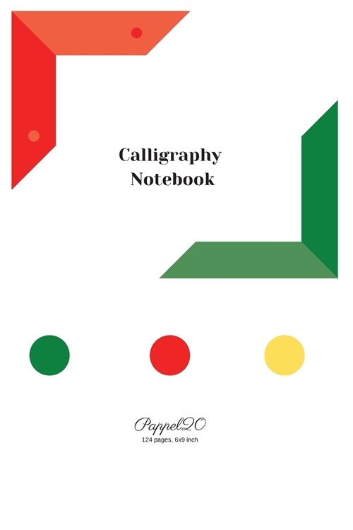 Calligraphy Notebook White Cover 124 pages6x9-Inches (Paperback)