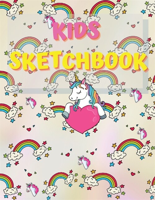 Sketchbook For Kids: - Amazing Notebook for Drawing, Writing, Painting, Sketching or Doodling, 122 Pages, 8.5x11 Sketch Book for Kids with (Paperback)