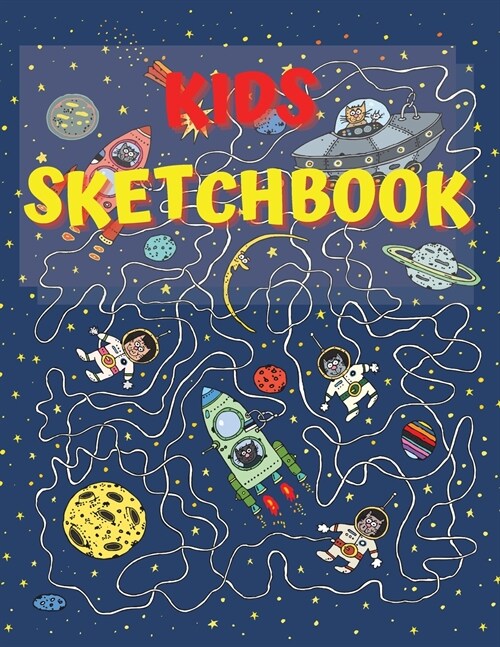 Sketchbook For Kids: Amazing Notebook for Drawing, Writing, Painting, Sketching or Doodling, 122 Pages, 8.5x11 Sketch Book for Kids with Bl (Paperback)