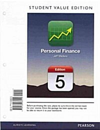 Personal Finance Student Value Edition with MyFinanceLab with Pearson eText Package (Loose Leaf, 5)