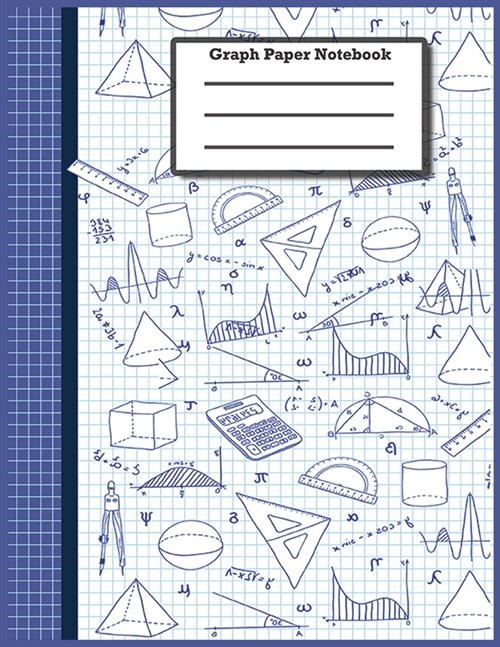 Graph Paper Composition Notebook: Grid Paper Notebook, Quad Ruled, 100 Sheets, 8.5 x 11 Large, Math and Science Composition Notebook for Students (Paperback, Graph Paper Com)