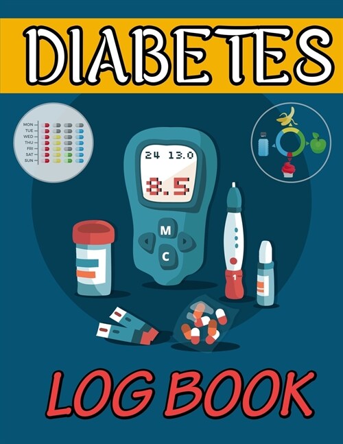 Diabetes Log Book: 2 Year Daily & Weekly Glucose Tracker, Blood Sugar and Insulin with Notes (Paperback)