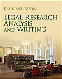 Legal Research, Analysis, and Writing (Paperback)