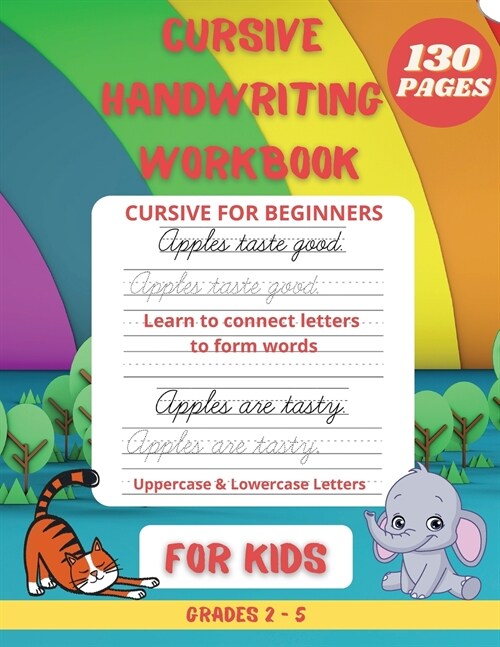Cursive Handwriting Practice Book for kids: Cursive for beginners Learning Cursive Handwriting Workbook (Paperback)