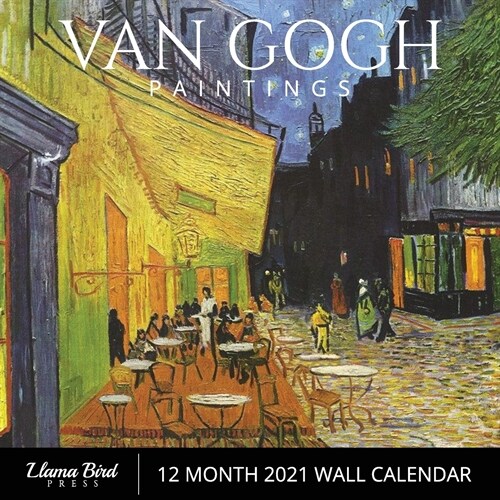 Van Gogh Paintings 2021 Wall Calendar: Famous Art, 8.5 x 8.5, 12 Month Calendar Planner for Home, Work, Office Gifts (Paperback)