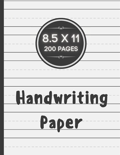 Handwriting Paper 200 Pages: Blank Dotted Midline Journal (Paperback)