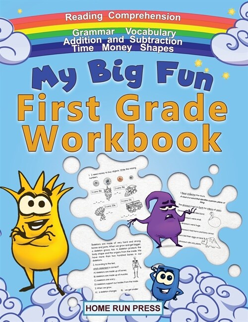 My Big Fun First Grade Workbook: 1st Grade Workbook Math, Language Arts, Science Activities to Support First Grade Skills (Paperback)