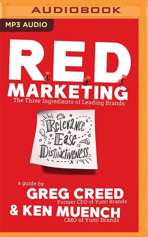 R.E.D. Marketing: The Three Ingredients of Leading Brands (MP3 CD)