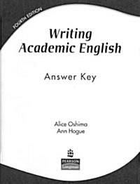 Writing Academic English : Answer Key (Paperback, 4th Edition)