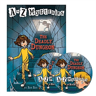 [중고] A to Z Mysteries #D : The Deadly Dungeon (Paperback + Audio CD 2장)